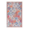 Naar 3x5 Cream Area Rug, Washable Rug, Low-Pile, Non-Slip, Non-Shedding, Foldable, Kid & Pet Friendly - Area Rugs for living room, bedroom, kitchen