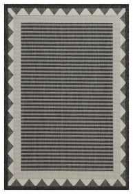 Sunshine GC_HAR2014 Anthracite 5 ft. 3 in. x 7 ft. 3 in. Indoor/Outdoor Area Rug