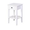 Wooden Nightstand with a Drawer,Storage End Table for Bedroom,Bathroom,Livingroom