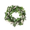 25.5 inch Christmas Wreaths for Front Door,Winter Wreaths for Indoor and Outdoor Christmas Decorations,Christmas Door Wreath with Leaves and Berries