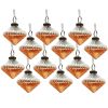 D2.6" Christmas Ball Ornaments, Glass Decorative Hanging Ball Christmas Tree Ornaments for Holiday Party Decorations, Set of 12