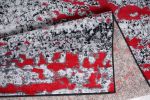 Jersey Area Rugs, Carpets For Livingroom, 7x10 Area Rugs ,3984 Black-Red