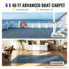 VEVOR Gray Marine Carpet 6 ft x 39.3 ft Marine Carpeting Marine Grade Carpet for Boats with Waterproof Back Outdoor Rug for Patio Porch Deck Garage Ou